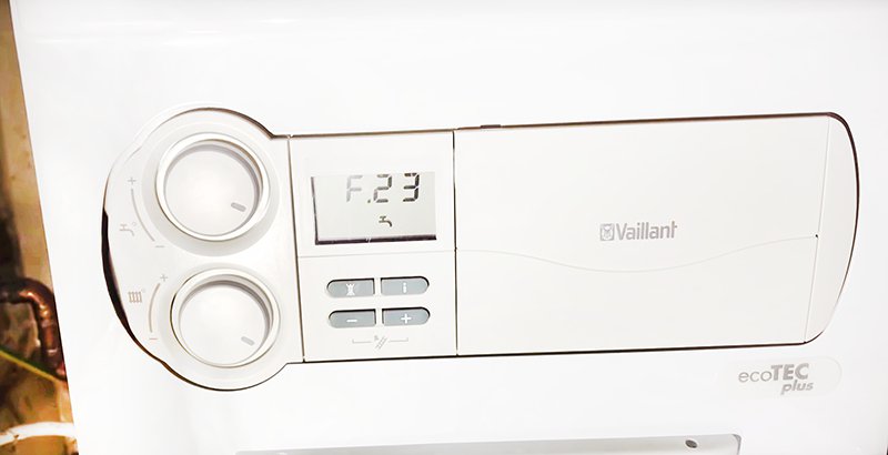 vaillant f23 fault code