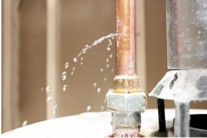 copper pipe leak