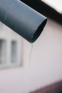 Water is not draining through the downpipe