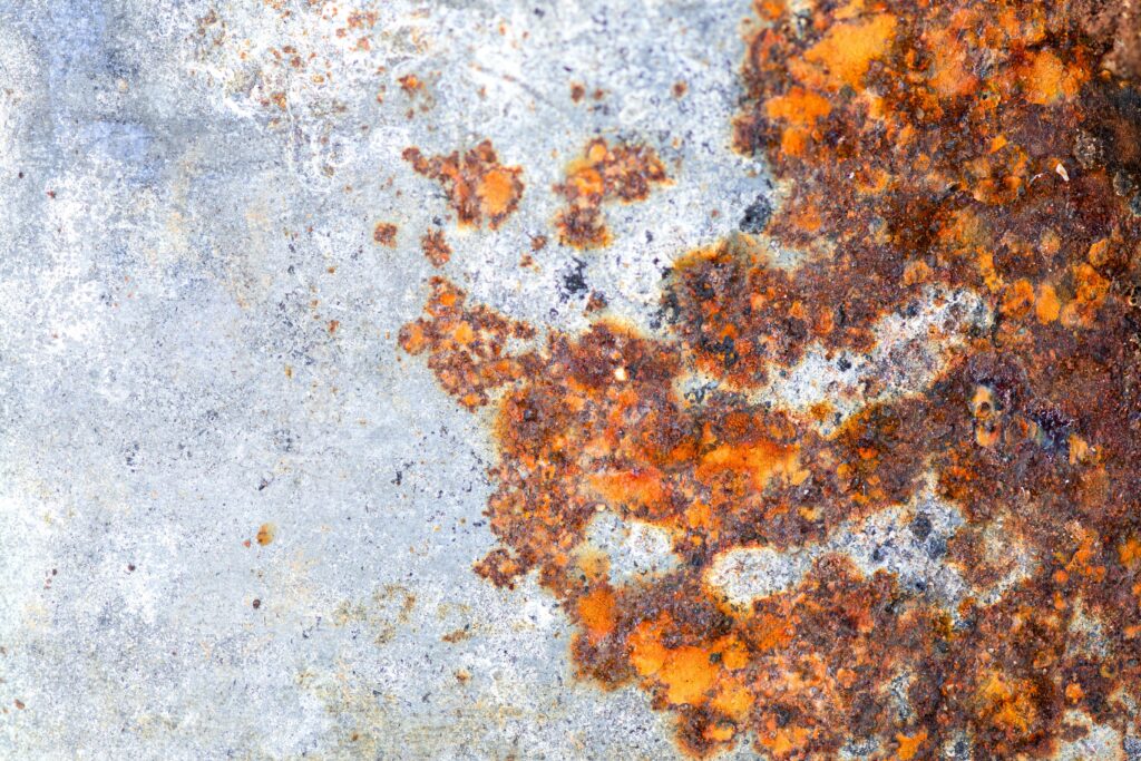 Corrosion and rust radiator