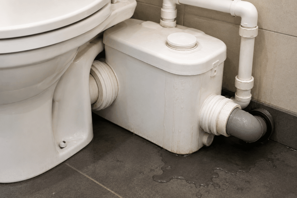 Saniflo toilet leaking